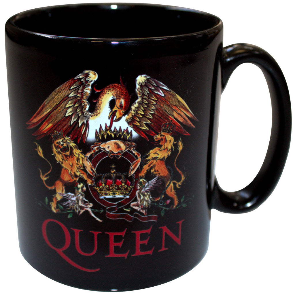 Queen Unboxed Mug: Classic Crest (Black)