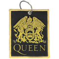 Queen Patch Keychain: Classic Crest (Double Sided)