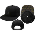 Queen Unisex Snapback Cap: Crest (Black)