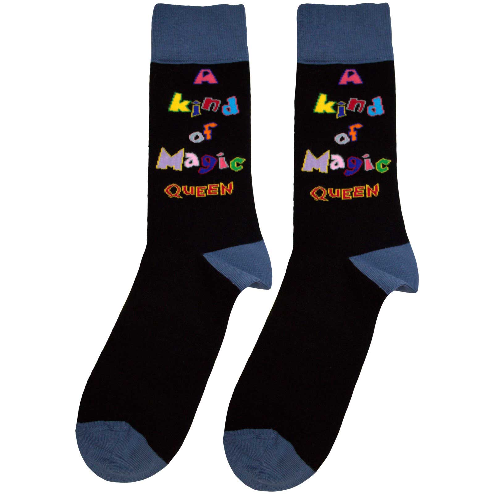 Queen Unisex Ankle Socks: A Kind Of Magic (Black) (UK Size 7 - 11)
