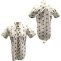 Queen Unisex Casual Shirt: Crest Pattern (White) (All Over Print) (LOS)