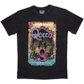Queen Unisex Stone Wash T-Shirt: A Night At The Opera Tour '76 (Black)