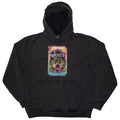 Queen Unisex Stone Wash Pullover Hoodie: A Night At The Opera Tour '76 (Charcoal Grey) (Wash Collection)