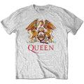 Queen Kids T-Shirt: Classic Crest (Heather Grey)