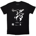 Queen Unisex T-Shirt: Live Rainbow (Black)