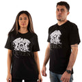 Queen Unisex T-Shirt: Crest Logo (Black) (Embellished)