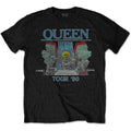 Queen Unisex T-Shirt: Tour '80 (Black)