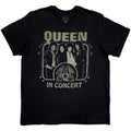 Queen Unisex T-Shirt: In Concert (Black)