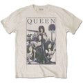 Queen Unisex T-Shirt: Vintage Frame (Sand)