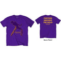 Queen Unisex T-Shirt: Fortune (Purple) (Back Print)