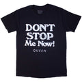 Queen Unisex T-Shirt: Don't Stop Me Now (Navy Blue)