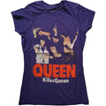 Queen Ladies T-Shirt: Killer Queen (Purple)
