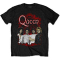 Queen Unisex T-Shirt: Ornate Crest Photo (Black)