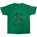 Queen Unisex T-Shirt: Holiday Crest (Green)