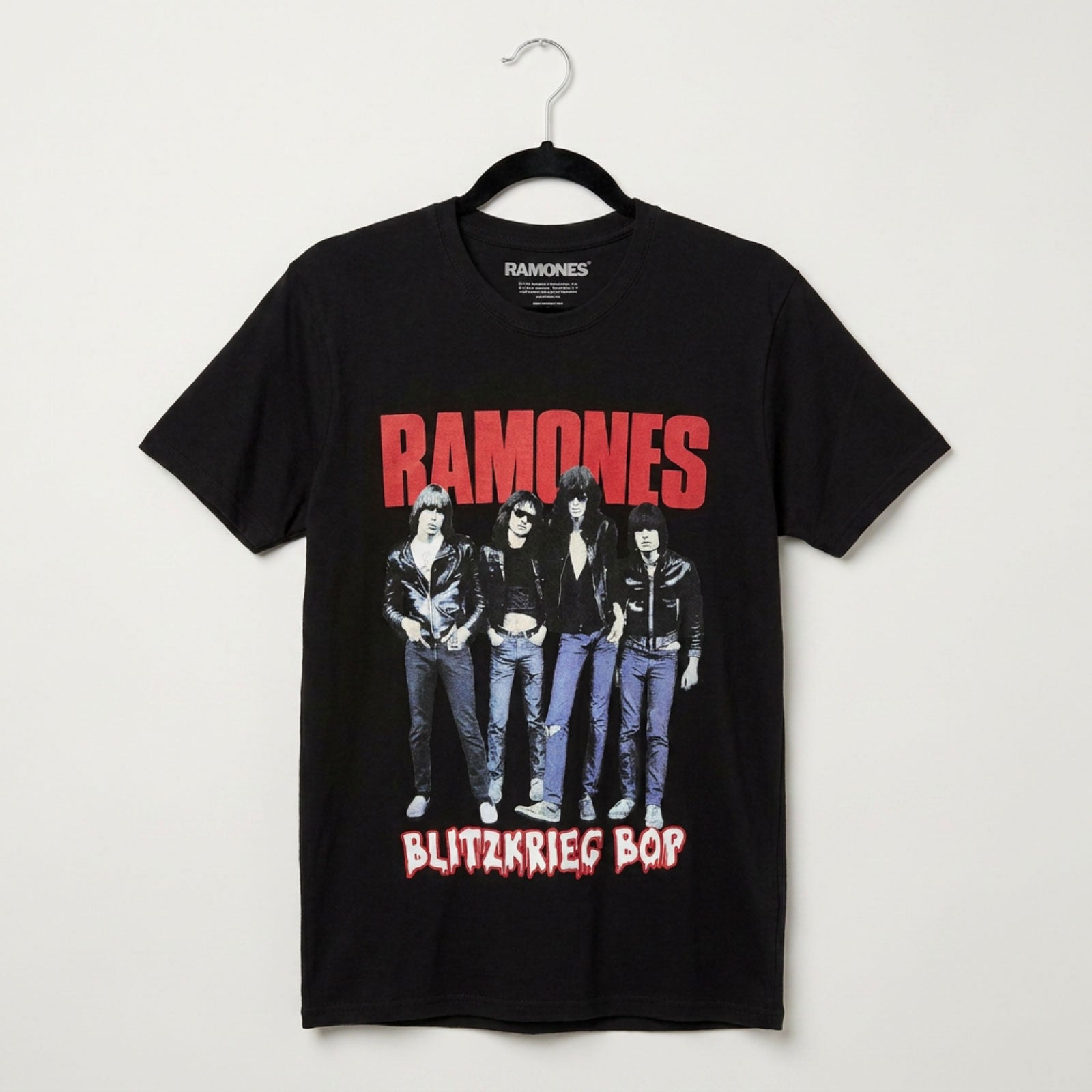 Ramones Unisex Premium Carbon T-Shirt: Blitz (Black)