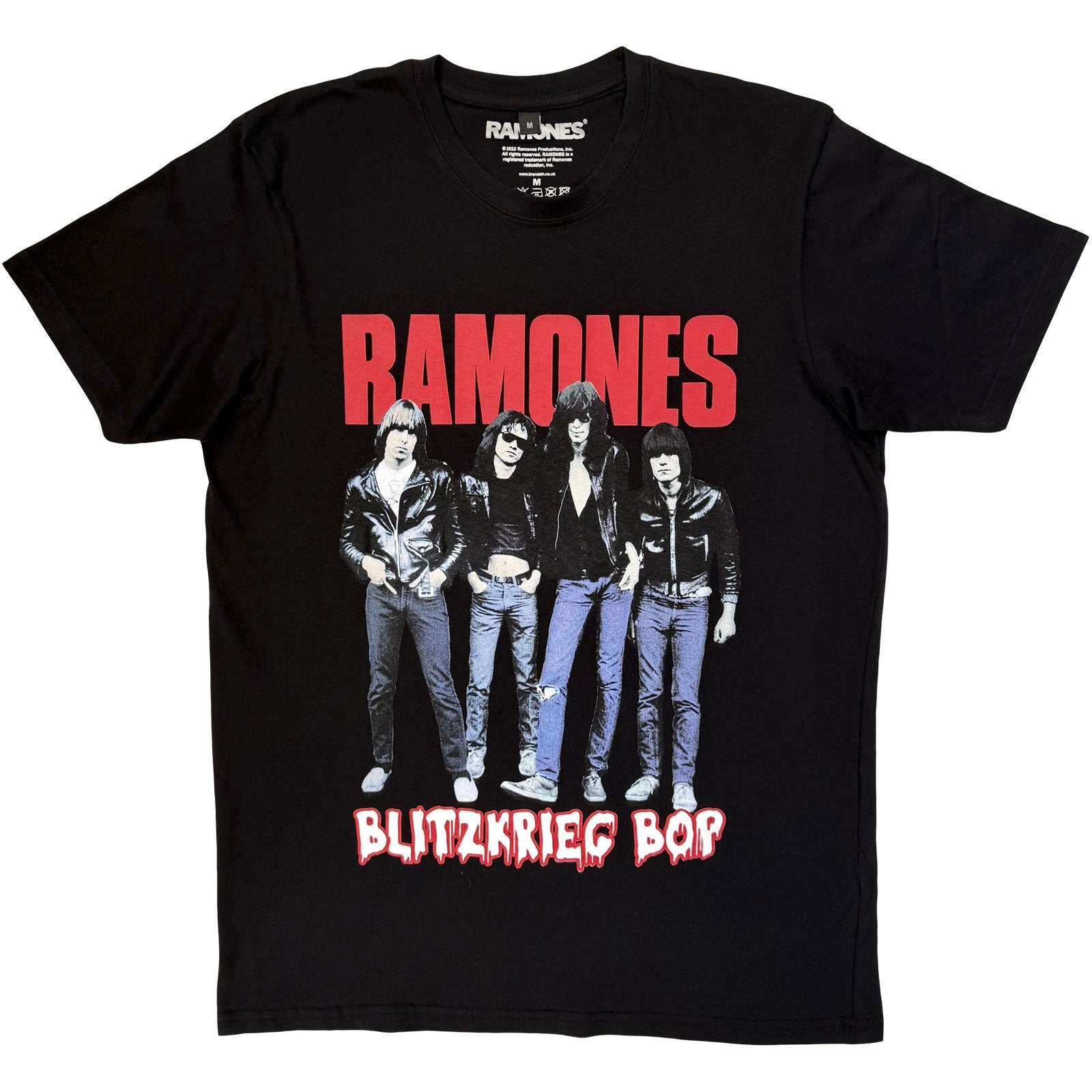 Ramones Unisex Premium Carbon T-Shirt: Blitz (Black)