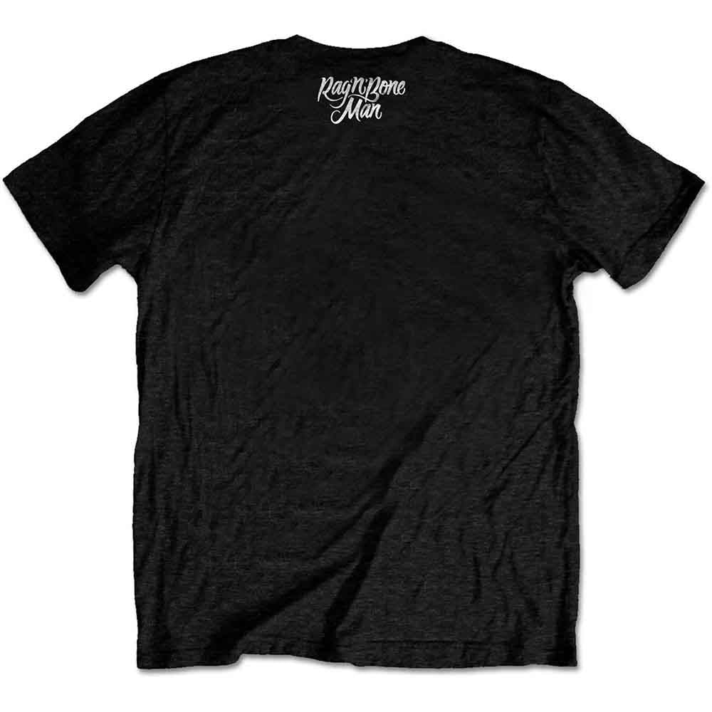 Rag'n'Bone Man Unisex T-Shirt: Coloured Graveyard (Black) (Back Print)