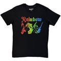 Rainbow Unisex T-Shirt: Three Richies (Black)