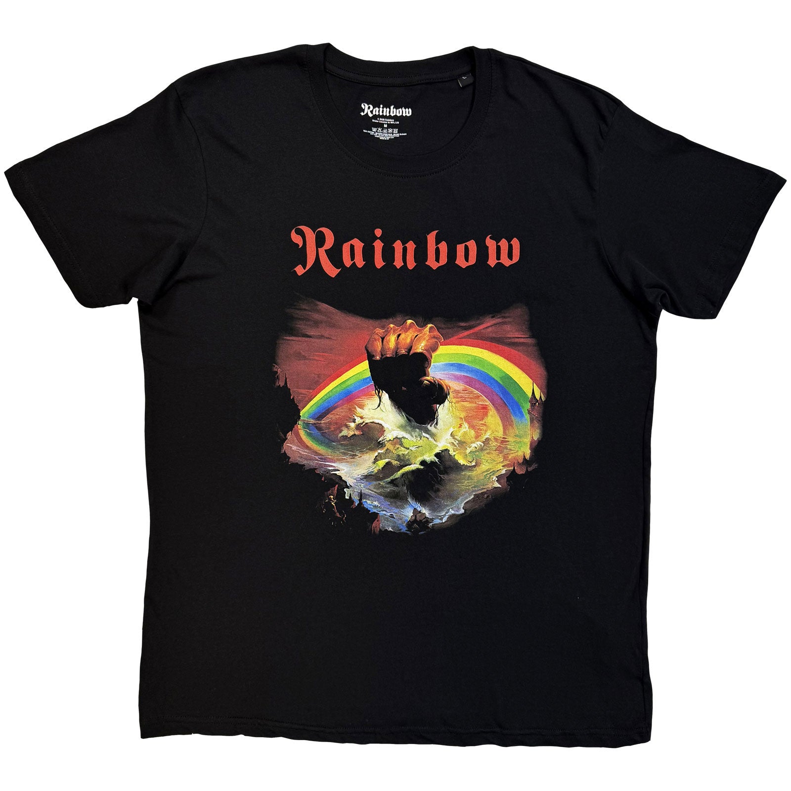 Rainbow Unisex T-Shirt: Rainbow Rising (Black)