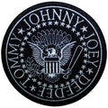 Ramones Standard Patch: Presidential Seal Black (Black)