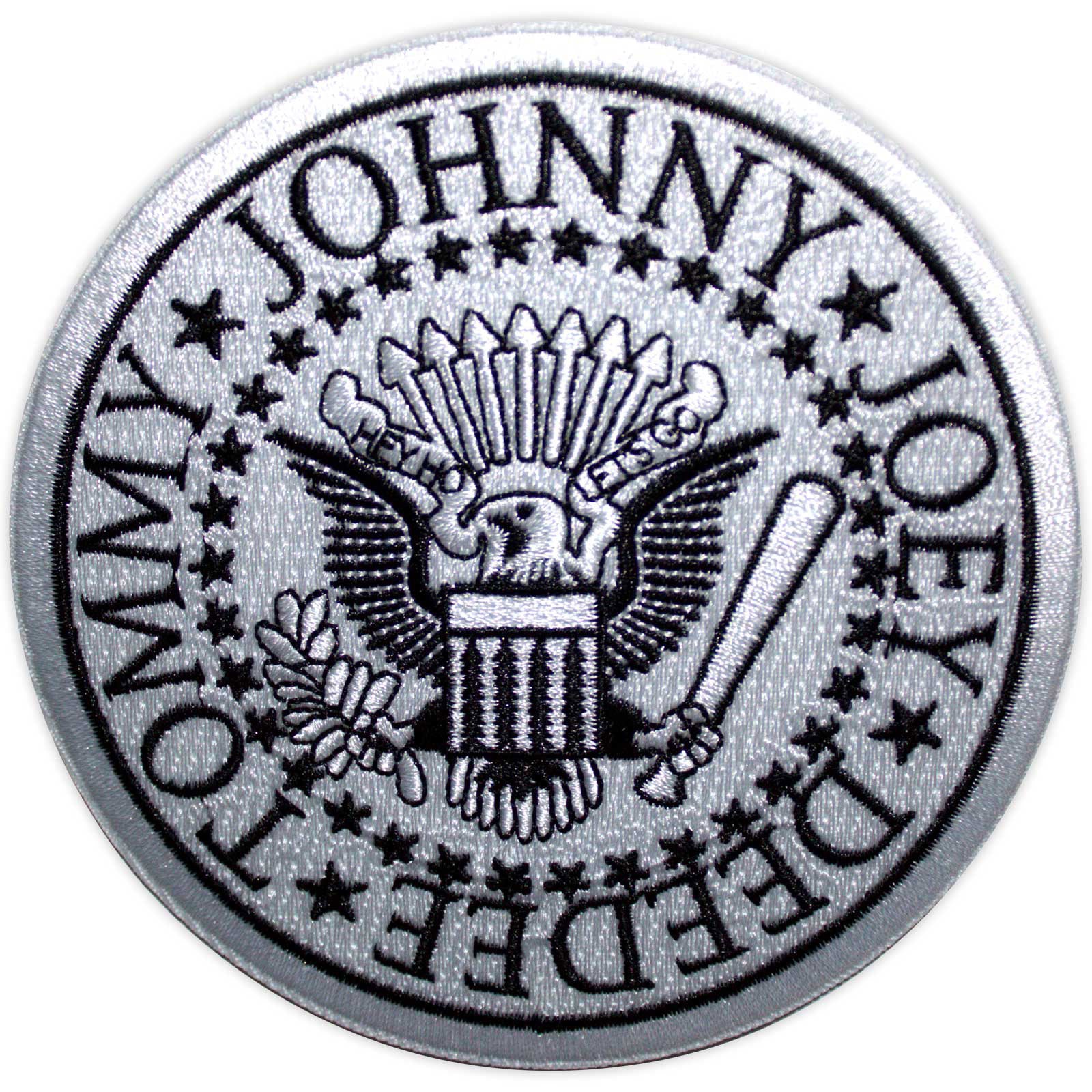 Ramones Standard Patch: Presidential Seal White (White)