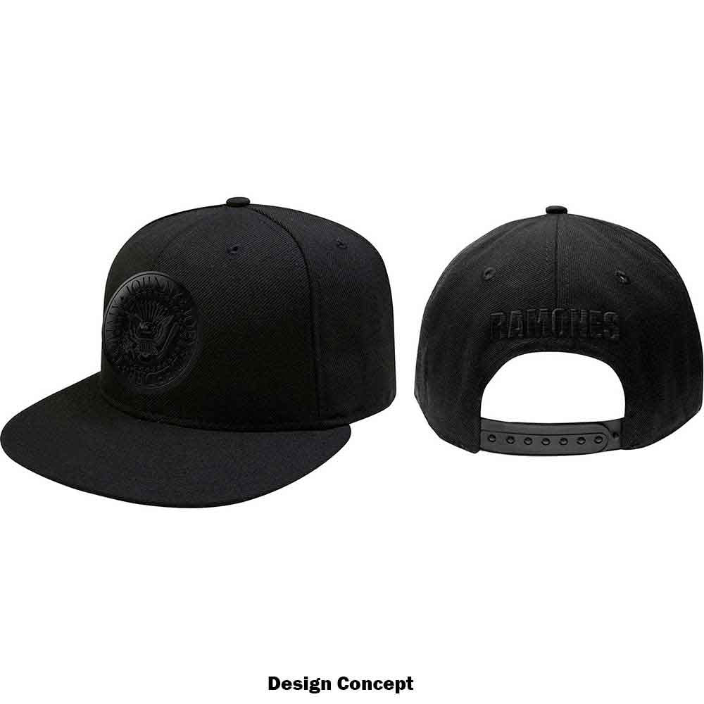 Ramones Unisex Snapback Cap: Presidential Seal (Black)