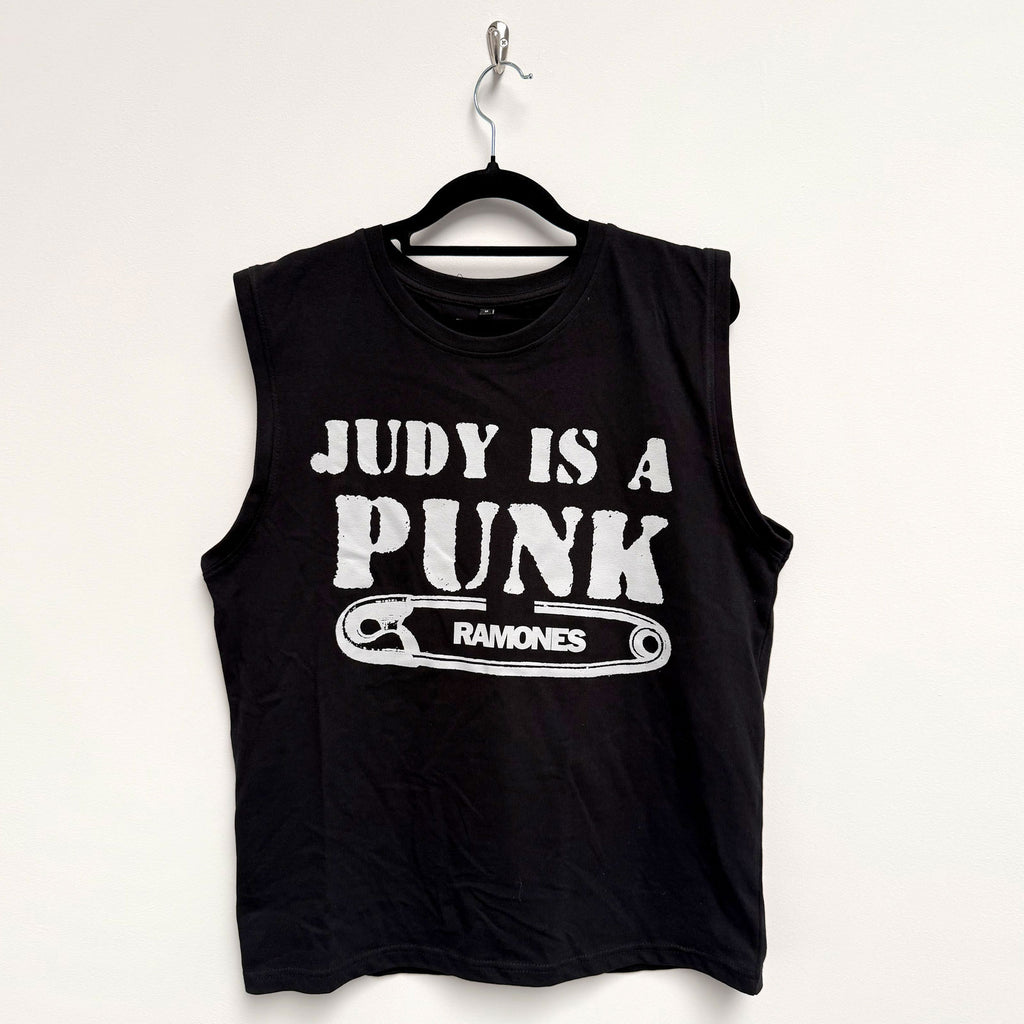 Ramones Unisex Tank T-Shirt: Judy (Black)