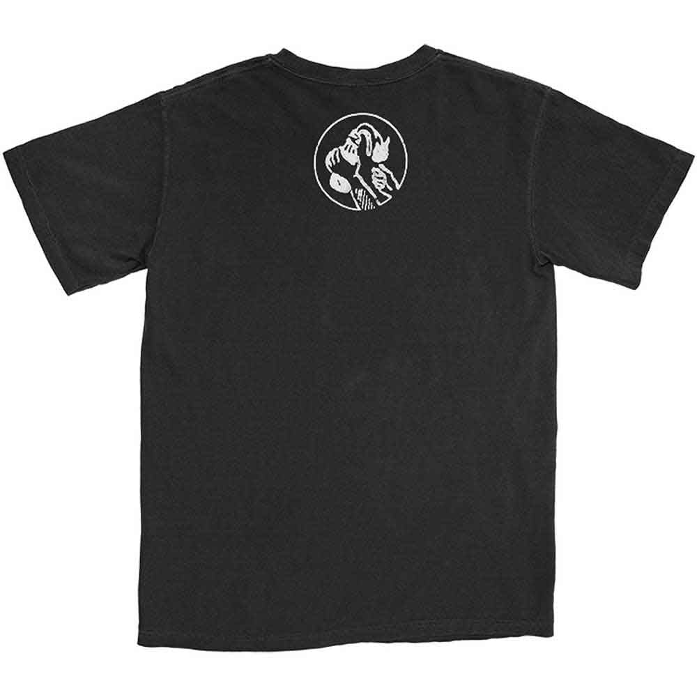 Rage Against The Machine Unisex T-Shirt: Red Fist (Black) (Back Print)