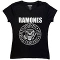 Ramones Ladies T-Shirt: Seal (Black) (Skinny Fit)