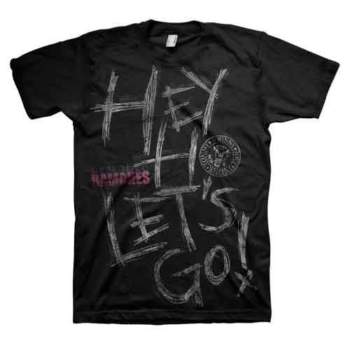 Ramones Unisex T-Shirt: Hey Ho (Black)