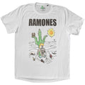 Ramones Ladies T-Shirt: Loco Live (White)