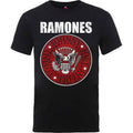 Ramones Unisex T-Shirt: Red Fill Seal (Black)