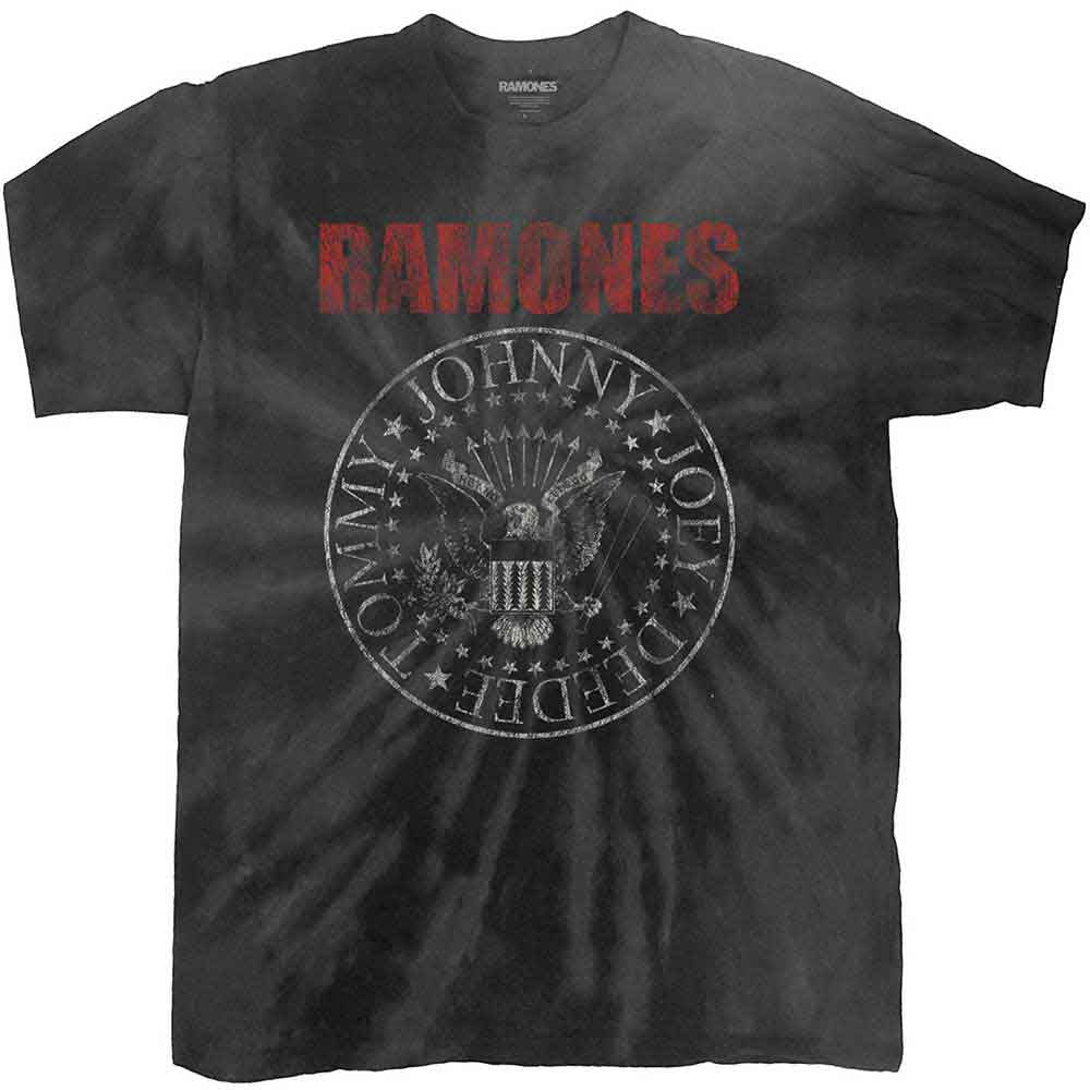 Ramones Unisex T-Shirt: Presidential Seal 2 (Black) (Wash Collection)