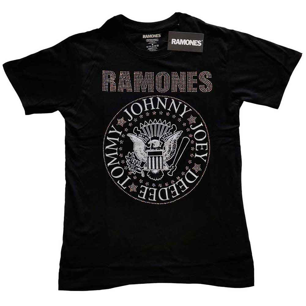 Ramones Kids T-Shirt: Presidential Seal (Black) (Embellished)