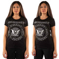 Ramones Ladies T-Shirt: Presidential Seal (Black) (Embellished)