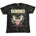 Ramones Unisex T-Shirt: Eagle (Black) (Wash Collection)
