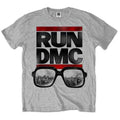 Run DMC Unisex T-Shirt: Glasses NYC (Grey)