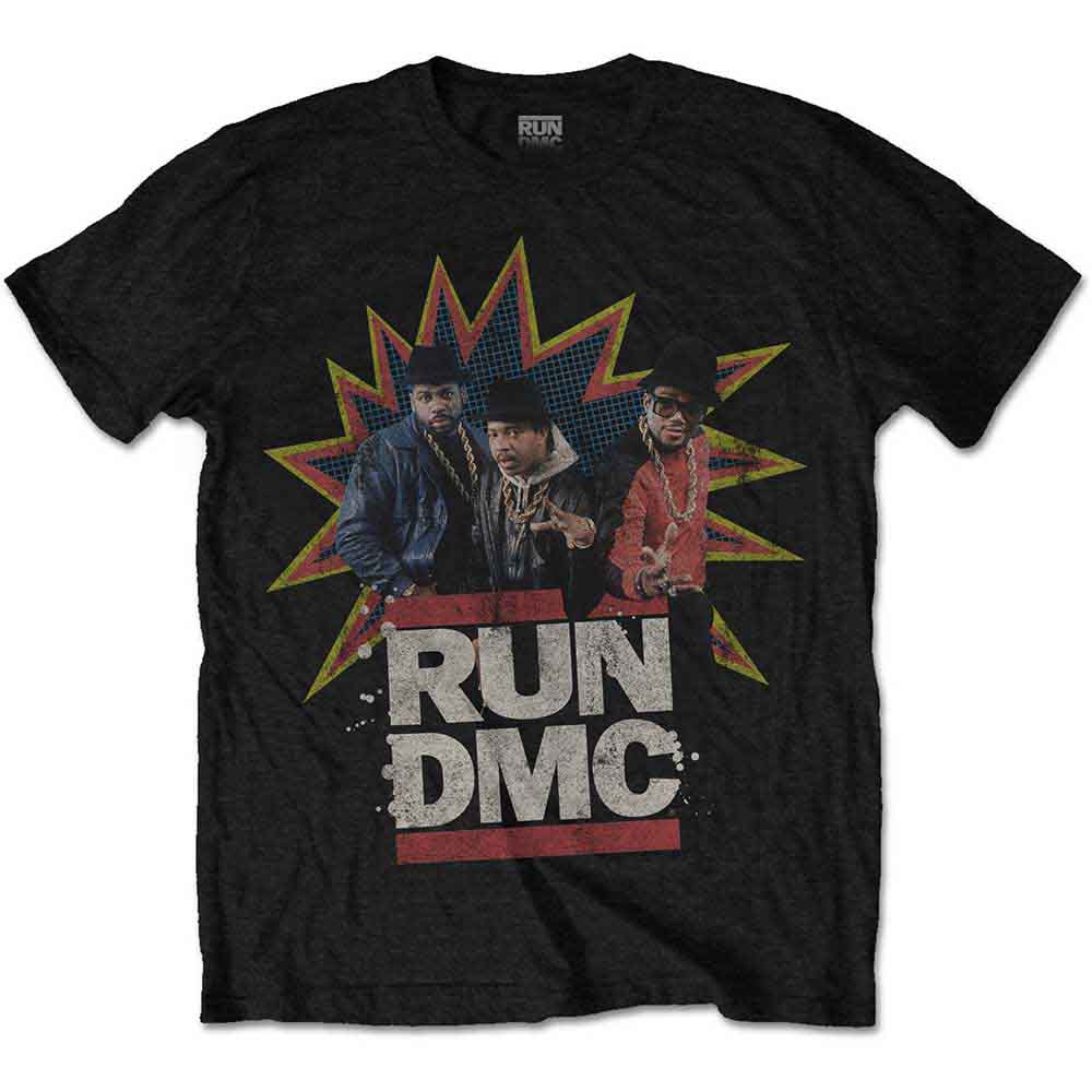 Run DMC Unisex T-Shirt: POW! (Black)