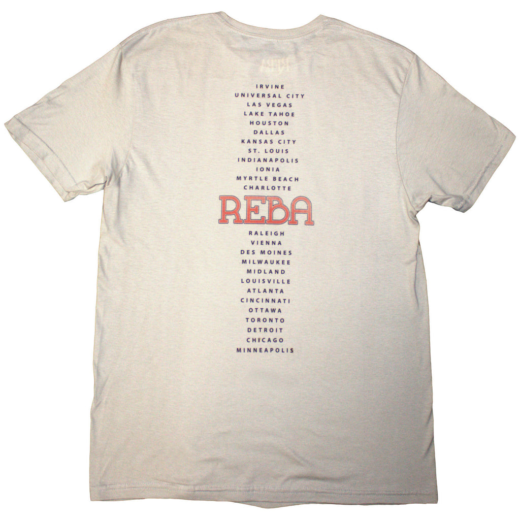 Reba McEntire Unisex T-Shirt: 1994 Tour (Natural) (Back Print)