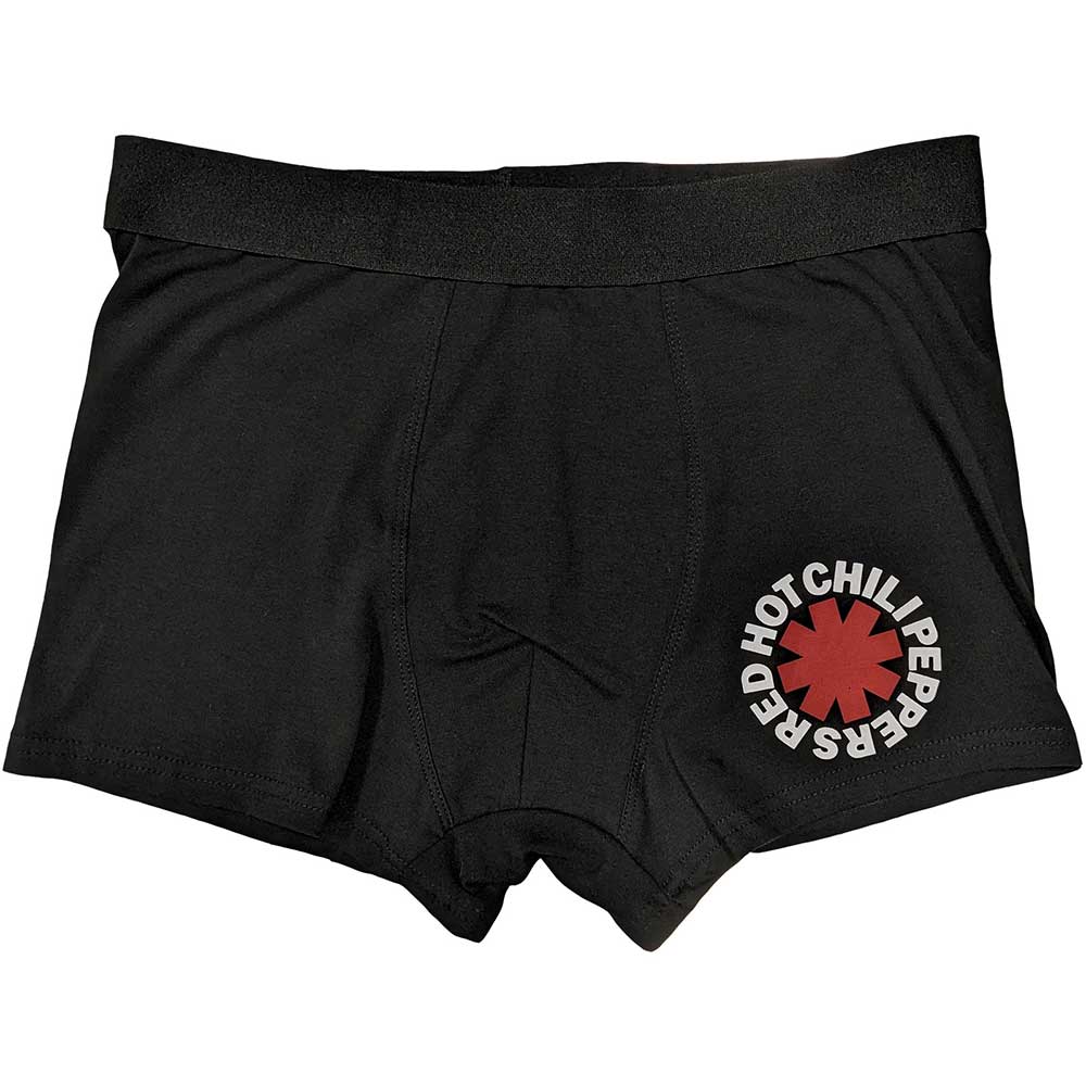 Red Hot Chili Peppers Unisex Boxers: Classic Asterisk (Black)