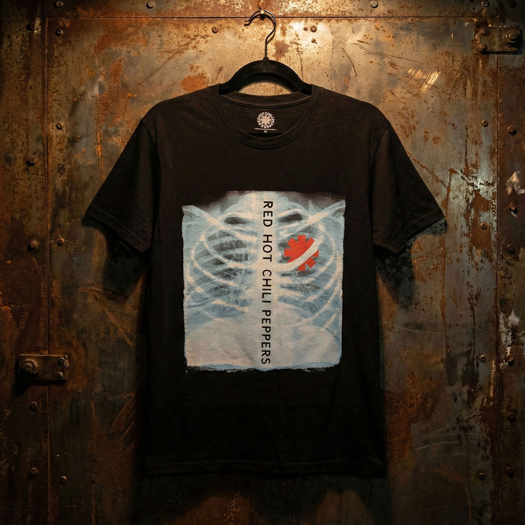 Red Hot Chili Peppers Unisex Premium Carbon T-Shirt: X-Ray (Black)