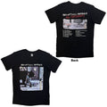 Red Hot Chili Peppers Unisex Premium Carbon T-Shirt: The Getaway Tracklist (Black) (Back Print)