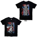 Red Hot Chili Peppers Unisex Premium Carbon T-Shirt: Blood Sugar Sex Magik Tracklist (Black) (Back Print)
