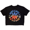 Red Hot Chili Peppers Ladies Crop Top: Californication Asterisk (Black)