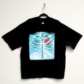 Red Hot Chili Peppers Unisex Oversized Boxy T-Shirt: X-Ray (Black)