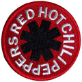 Red Hot Chili Peppers Standard Patch: Asterisk Red (Red)