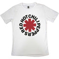 Red Hot Chili Peppers Ladies T-Shirt: Classic Asterisk (White)