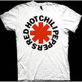 Red Hot Chili Peppers Unisex T-Shirt: Red Asterisk (White)