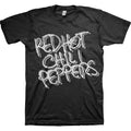 Red Hot Chili Peppers Unisex T-Shirt: Black & White Logo (Black)
