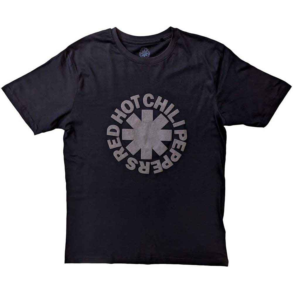 Red Hot Chili Peppers Unisex T-Shirt: Classic Asterisk Logo (Black) (Hi-Build)